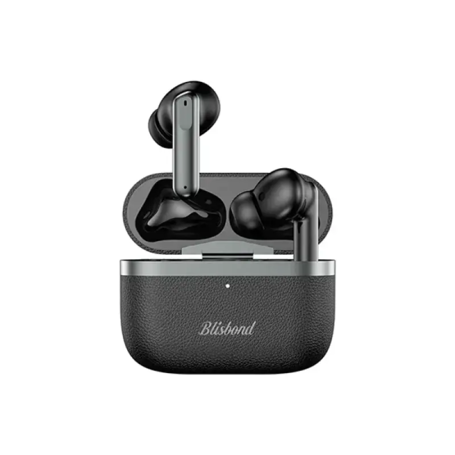 Blisbond ANC+ENC 6 Mic Hybrid Premium Earbuds Nova Black