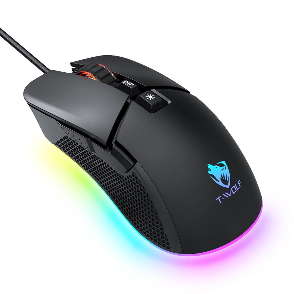 T-WOLF G590 RGB Wired Gaming Mouse
